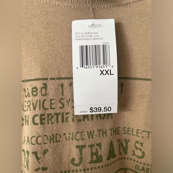 NWT DKNY Vintage Honorable Service T-Shirt National Defense XXL - Picture 7 of 12